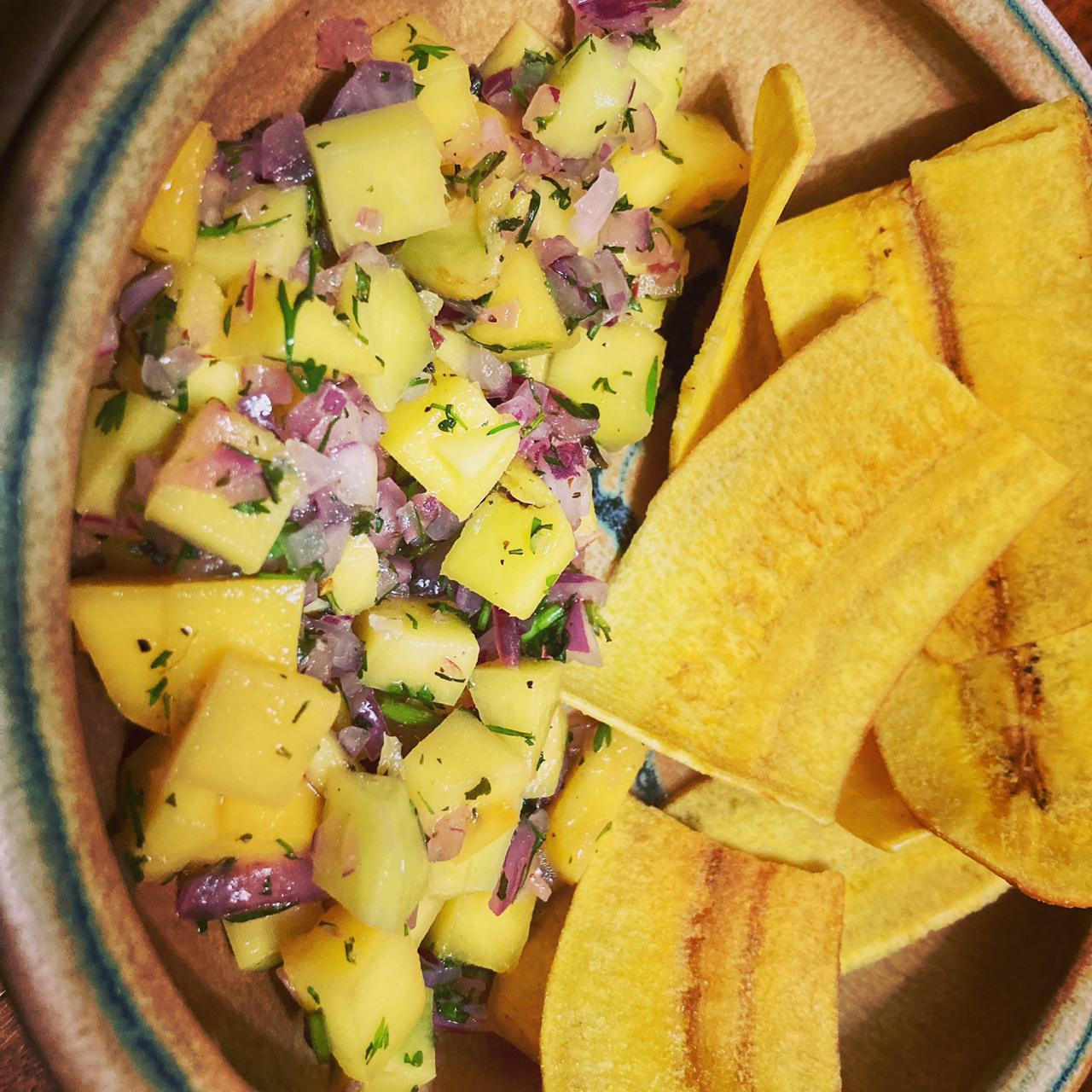 Ceviche de mango